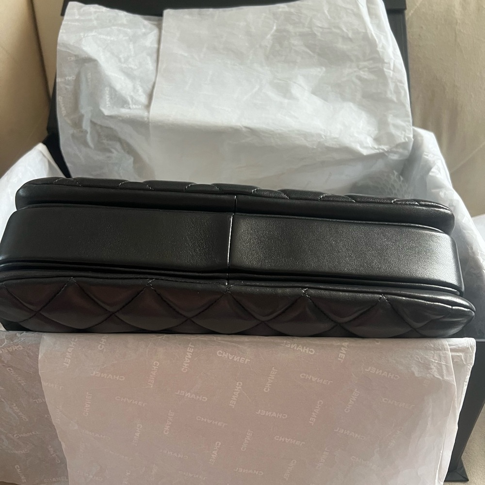 🖤✨Chanel Trendy Black Quilted Lambskin Top Handle Bag Mint! Full set ! - Picture 7 of 8